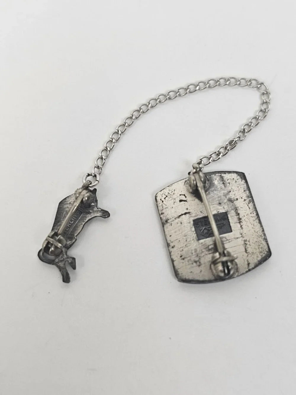 Philmont Scout Ranch Robbins Bull Tooth of Time Sterling Silver Lapel Pin BSA